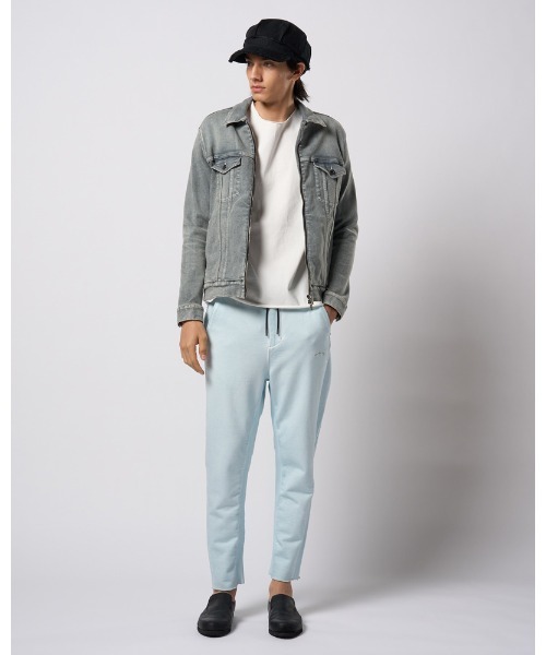 wjk(ダヴルジェイケイ)の「cut-off sweat pants(スウェットパンツ・メンズ・ダークグレー/ライトグレー/ライトブルー・SMALL/MEDIUM/LARGE/X-LARGE)」の16枚目の写真