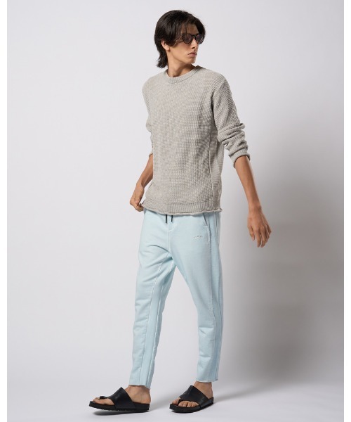wjk(ダヴルジェイケイ)の「cut-off sweat pants(スウェットパンツ・メンズ・ダークグレー/ライトグレー/ライトブルー・SMALL/MEDIUM/LARGE/X-LARGE)」の17枚目の写真