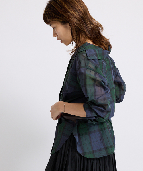 シアーブラックウォッチシャツ（シャツ/ブラウス）｜IENA（イエナ）の