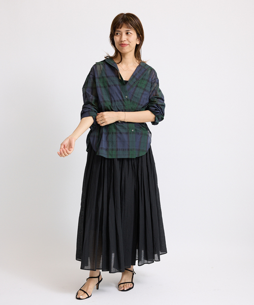 IENA シアーブラックウォッチスカート IENA｜シアーブラックウォッチスカート | Rakuten Fashion(楽天