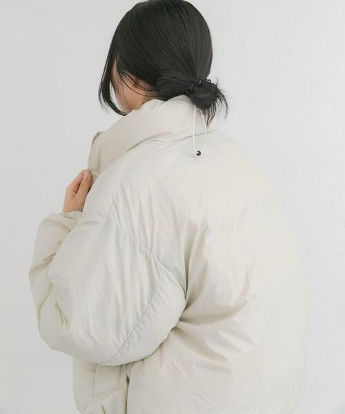 EKAL（エカル）の「『別注』NANGA×EKAL　スタンドカラーダウンジャケット（ダウンジャケット/コート・レディース・アイボリー/ブラック/ベージュ系その他・ONE）」の21枚目の写真