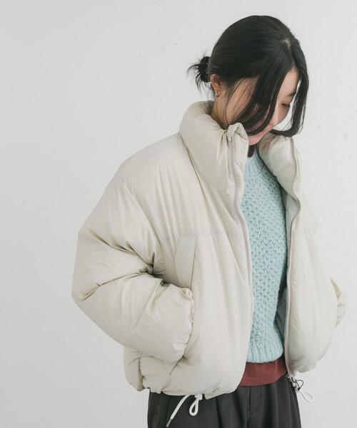 EKAL（エカル）の「『別注』NANGA×EKAL　スタンドカラーダウンジャケット（ダウンジャケット/コート・レディース・アイボリー/ブラック/ベージュ系その他・ONE）」の22枚目の写真