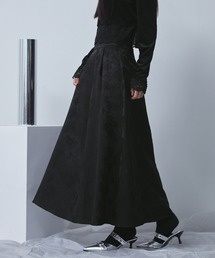 ELUNIS（エルニス）の「ジャカードタックフレアスカート（スカート）」