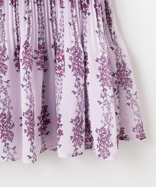 kate spade new york kids（ケイトスペードニューヨーク）の「ウィムジカルブーケシフォンワンピース（ワンピース・キッズ・ピンク/ブラック・110cm/120cm/130cm/140cm/160cm/90cm/100cm/150cm）」の6枚目の写真