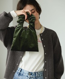 GEORGE'S | ベロアフリルバッグ(ハンドバッグ)