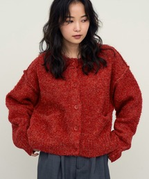 NOGLE | 【NOGLE/ノグル】ウールMIXメランジブークレポケットカーデ(カーディガン/ボレロ)