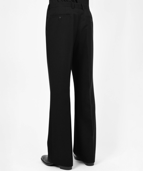 LAD MUSICIAN(ラッドミュージシャン)の「WOOL GABARDINE SLIM FLARE SLACKS(スラックス・メンズ・ブラック・42/44/46)」の5枚目の写真