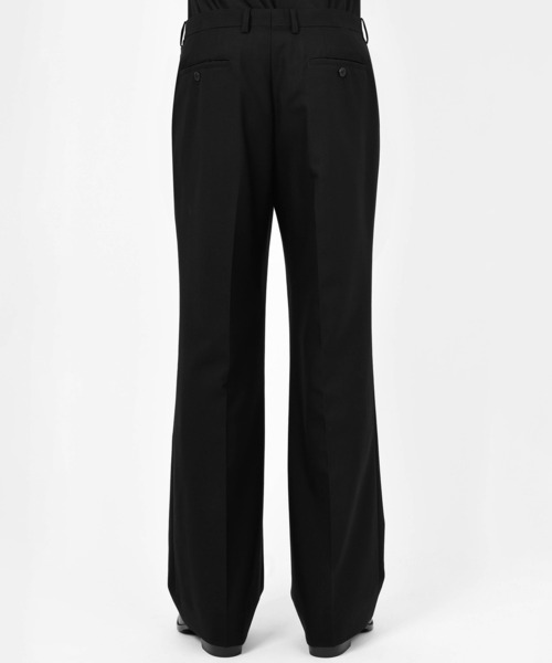 LAD MUSICIAN(ラッドミュージシャン)の「WOOL GABARDINE SLIM FLARE SLACKS(スラックス・メンズ・ブラック・42/44/46)」の6枚目の写真