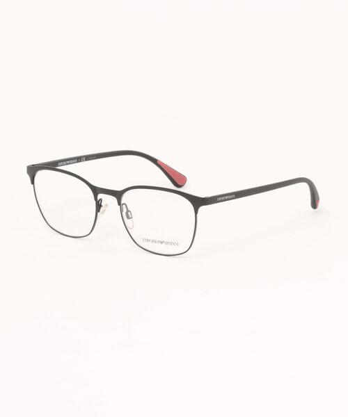 EMPORIO ARMANI(エンポリオアルマーニ)の「【EMPORIO ARMANI/エンポリオアルマーニ】スクエア メガネ EA1114 3001(メガネ・メンズ・ブラック・FREE)」の1枚目の写真