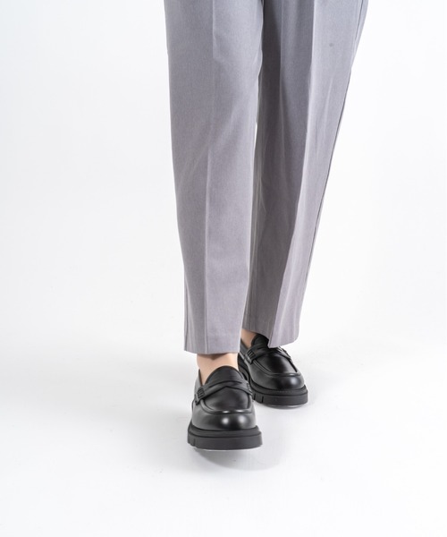 CORSO ROMA，9（コルソローマ）の「【CORSO ROMA,9】牛革　 コインローファー（ローファー・レディース・ブラック・36/37/38/39）」の10枚目の写真