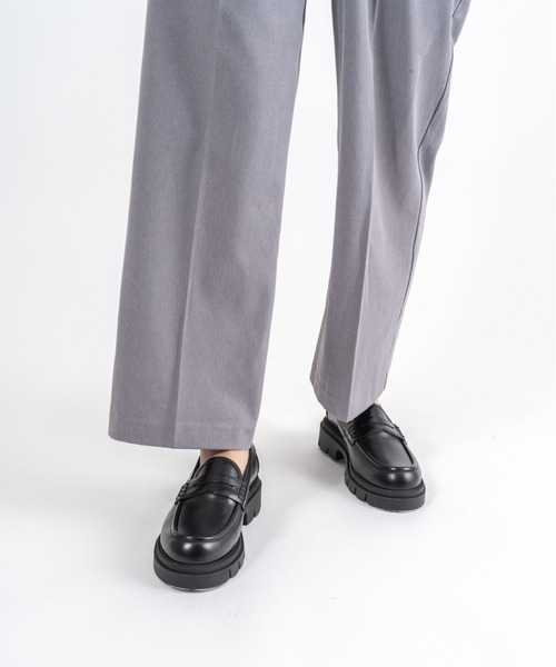 CORSO ROMA，9（コルソローマ）の「【CORSO ROMA,9】牛革　 コインローファー（ローファー・レディース・ブラック・36/37/38/39）」の11枚目の写真