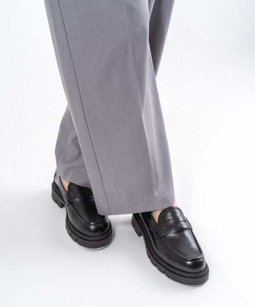 CORSO ROMA，9（コルソローマ）の「【CORSO ROMA,9】牛革　 コインローファー（ローファー・レディース・ブラック・36/37/38/39）」の12枚目の写真