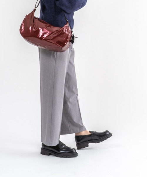 CORSO ROMA，9（コルソローマ）の「【CORSO ROMA,9】牛革　 コインローファー（ローファー・レディース・ブラック・36/37/38/39）」の14枚目の写真