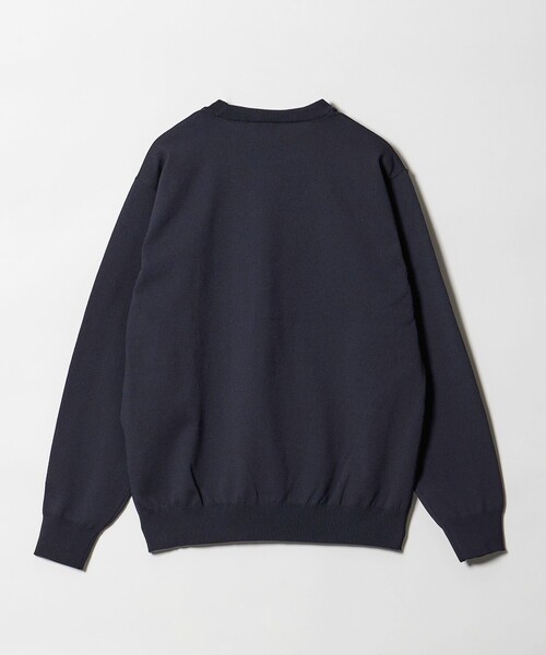 green label relaxing(グリーンレーベルリラクシング)の「A+ MOULINE ポリエステル クルーネック ニット -ウォッシャブル-(ニット/セーター・メンズ・グレー系/ダークグレー/ネイビー・S/M/XL/L)」の9枚目の写真