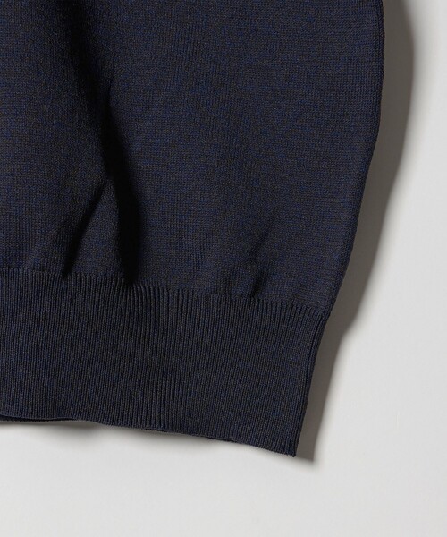 green label relaxing(グリーンレーベルリラクシング)の「A+ MOULINE ポリエステル クルーネック ニット -ウォッシャブル-(ニット/セーター・メンズ・グレー系/ダークグレー/ネイビー・S/M/XL/L)」の12枚目の写真