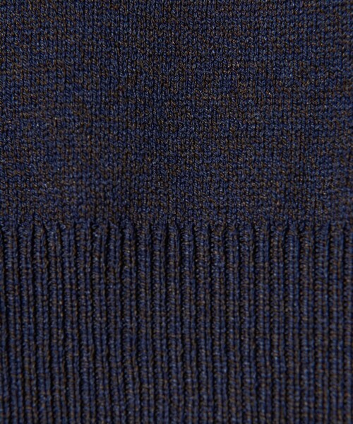 green label relaxing(グリーンレーベルリラクシング)の「A+ MOULINE ポリエステル クルーネック ニット -ウォッシャブル-(ニット/セーター・メンズ・グレー系/ダークグレー/ネイビー・S/M/XL/L)」の13枚目の写真