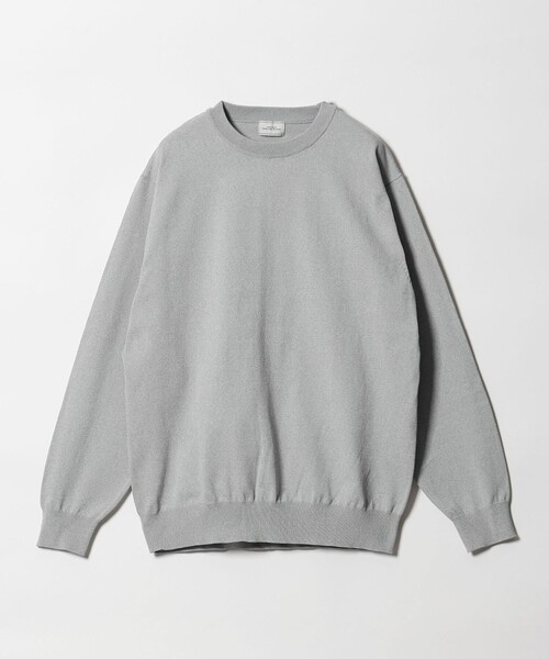 green label relaxing(グリーンレーベルリラクシング)の「A+ MOULINE ポリエステル クルーネック ニット -ウォッシャブル-(ニット/セーター・メンズ・グレー系/ダークグレー/ネイビー・S/M/XL/L)」の18枚目の写真