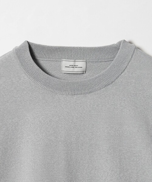 green label relaxing(グリーンレーベルリラクシング)の「A+ MOULINE ポリエステル クルーネック ニット -ウォッシャブル-(ニット/セーター・メンズ・グレー系/ダークグレー/ネイビー・S/M/XL/L)」の20枚目の写真