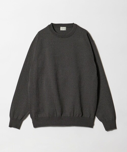 green label relaxing(グリーンレーベルリラクシング)の「A+ MOULINE ポリエステル クルーネック ニット -ウォッシャブル-(ニット/セーター・メンズ・グレー系/ダークグレー/ネイビー・S/M/XL/L)」の22枚目の写真