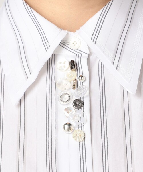 コンパクトプレーンコットン シャツワンピース（シャツワンピース