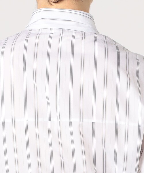 コンパクトプレーンコットン シャツワンピース（シャツワンピース