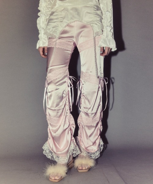 Candy Stripper（キャンディストリッパー）の「LINGERIE SATIN パンツ（その他パンツ・レディース・ブラック/グレー/ピンク・FREE）」の7枚目の写真