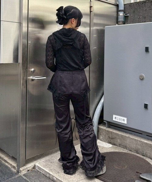 Candy Stripper（キャンディストリッパー）の「LINGERIE SATIN パンツ（その他パンツ・レディース・ブラック/グレー/ピンク・FREE）」の10枚目の写真