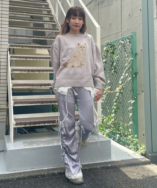 Candy Stripper（キャンディストリッパー）の「LINGERIE SATIN パンツ（その他パンツ・レディース・ブラック/グレー/ピンク・FREE）」の11枚目の写真