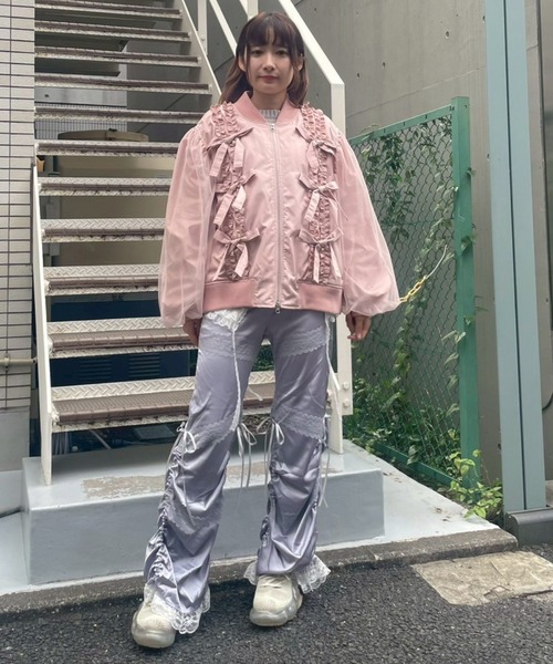 Candy Stripper（キャンディストリッパー）の「LINGERIE SATIN パンツ（その他パンツ・レディース・ブラック/グレー/ピンク・FREE）」の14枚目の写真