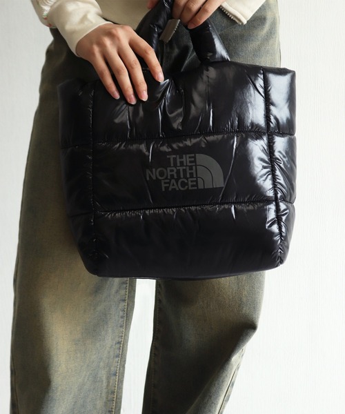 【韓国限定】ノースフェイス＊プランピーファー＊黒＊新品 韓国限定・日本未入荷】THE NORTH FACE PLUMPY TOTE BAG L / ノース