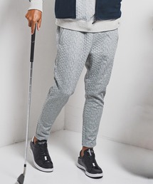 mp14220-cable knit pants with heart patch イージーパンツ(1M25F070)