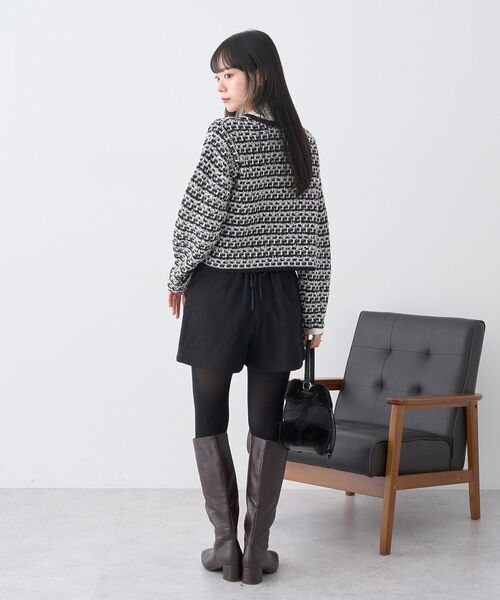 earth music&ecology（アースミュージックアンドエコロジー）の「【吸湿発熱】あったかフェミニンインナー（シアーハイネック）（Tシャツ/カットソー・レディース・オフホワイト/ライトイエロー/ブラック/ブラウン系その他4/ピンク/ライトグリーン/ドット・S/M）」の19枚目の写真