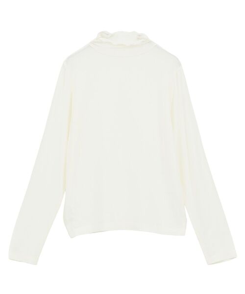 earth music&ecology（アースミュージックアンドエコロジー）の「【吸湿発熱】あったかフェミニンインナー（シアーハイネック）（Tシャツ/カットソー・レディース・オフホワイト/ライトイエロー/ブラック/ブラウン系その他4/ピンク/ライトグリーン/ドット・S/M）」の9枚目の写真