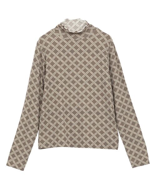 earth music&ecology（アースミュージックアンドエコロジー）の「【吸湿発熱】あったかフェミニンインナー（シアーハイネック）（Tシャツ/カットソー・レディース・オフホワイト/ライトイエロー/ブラック/ブラウン系その他4/ピンク/ライトグリーン/ドット・S/M）」の15枚目の写真