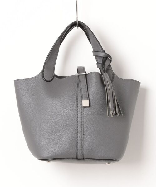 【超美品】タッセルトートショルダーバッグ タッセル付きトート（ショルダーバッグ）｜polka polka（ポルカポルカ