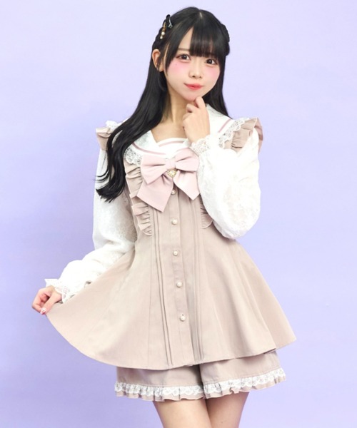 レースセーラー襟セットアップ（セットアップ）｜Secret Honey