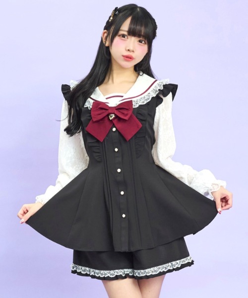 レースセーラー襟セットアップ（セットアップ）｜Secret Honey