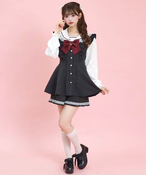 レースセーラー襟セットアップ（セットアップ）｜Secret Honey