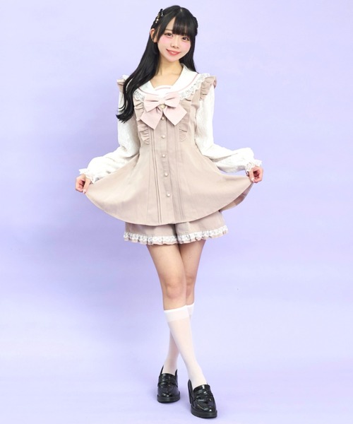 レースセーラー襟セットアップ（セットアップ）｜Secret Honey