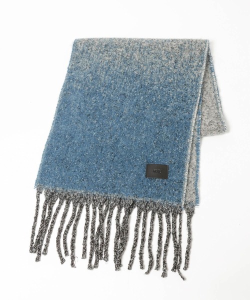 HARE（ハレ）の「【WEB限定】グラデシャギーマフラー(HARE)（マフラー・メンズ・ブラック系その他/ブルー系その他・FREE）」の10枚目の写真