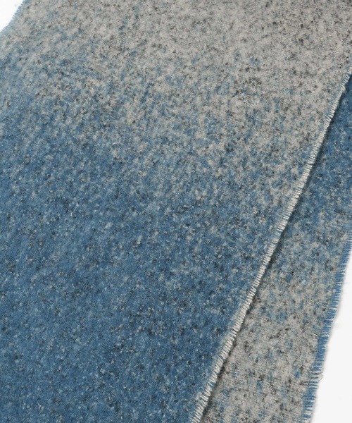 HARE（ハレ）の「【WEB限定】グラデシャギーマフラー(HARE)（マフラー・メンズ・ブラック系その他/ブルー系その他・FREE）」の17枚目の写真