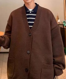 SHEPP（シープ）の「オーバーシルエットベーシック  ルーズカーディガン（カーディガン/ボレロ）」