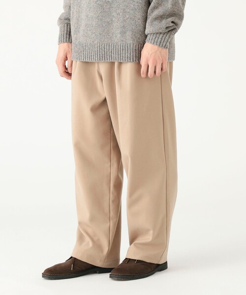 B:MING by BEAMS（ビーミングバイビームス）の「ウォーム ワイド パンツ（その他パンツ・メンズ・チャコールグレー/ブラック/ベージュ・L/M/S/XL）」の3枚目の写真