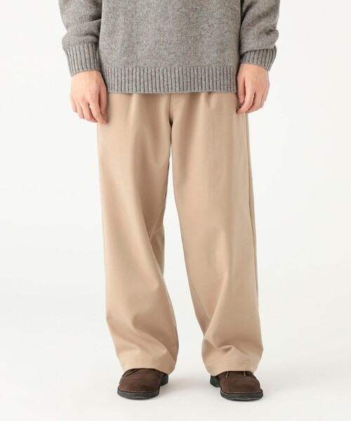 B:MING by BEAMS（ビーミングバイビームス）の「ウォーム ワイド パンツ（その他パンツ・メンズ・チャコールグレー/ブラック/ベージュ・L/M/S/XL）」の5枚目の写真