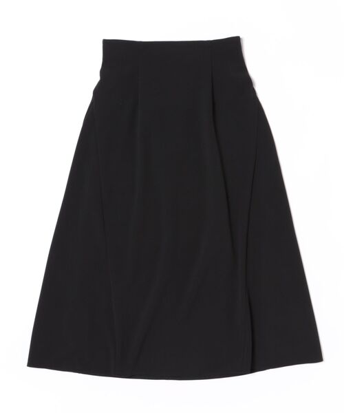 STRAWBERRY-FIELDS（ストロベリーフィールズ）の「パーフェクトジャージ_2タックフレアースカート（スカート・レディース・モカ/ブラック・2）」の11枚目の写真