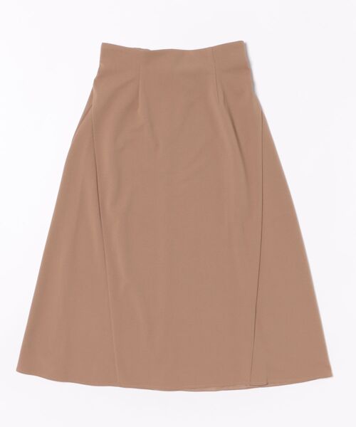 STRAWBERRY-FIELDS（ストロベリーフィールズ）の「パーフェクトジャージ_2タックフレアースカート（スカート・レディース・モカ/ブラック・2）」の12枚目の写真