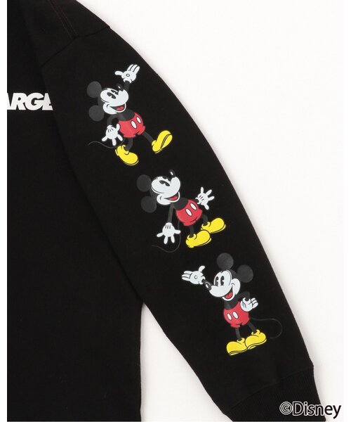 セール】【DISNEY】ミッキーマウス/袖プリント長袖Tシャツ（Tシャツ