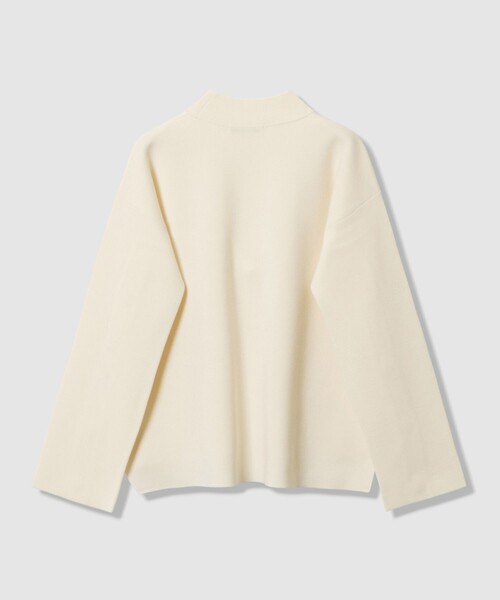 ANAYI(アナイ)の「メリノウール釦スリーブ プルオーバー(ニット/セーター・レディース・ホワイト系その他/オフホワイト/ネイビー・38/36)」の7枚目の写真