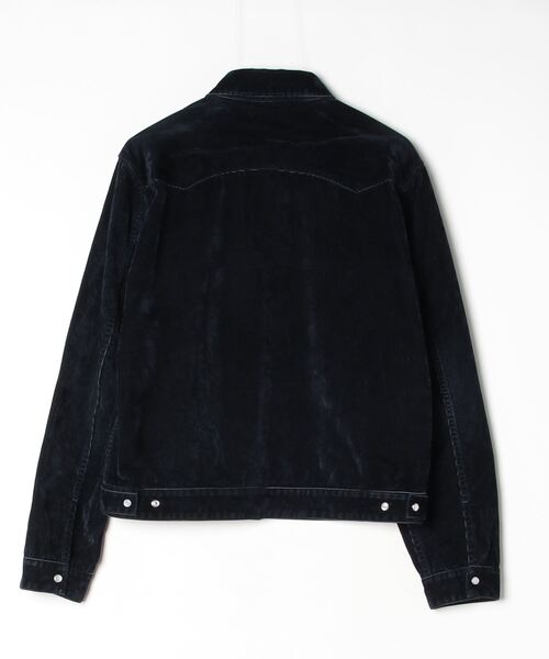 DSQUARED2(ディースクエアード)の「Flocked Cord Jean Jacket/0252(テーラードジャケット・メンズ・ブルー・48/46/44)」の2枚目の写真