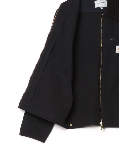 Carhartt WIP（カーハートダブリューアイピー）の「DETROIT JACKET（ブルゾン・メンズ・ブラウン/ブラック・X-LARGE/LARGE/MEDIUM/SMALL）」の4枚目の写真